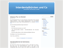 Tablet Screenshot of 1azahnpflege.de